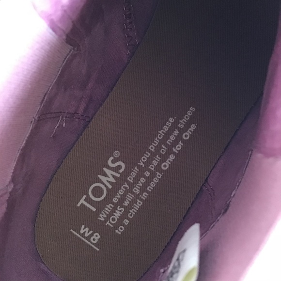 NWT Toms Ella rose velvet bootie in size 8 - Picture 7 of 8